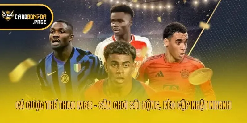 Cá cược thể thao M88 - Sân chơi sôi động, kèo cập nhật nhanh