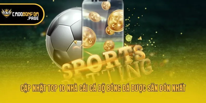 Cập nhật top 10 nhà cái cá độ bóng đá được săn đón nhất