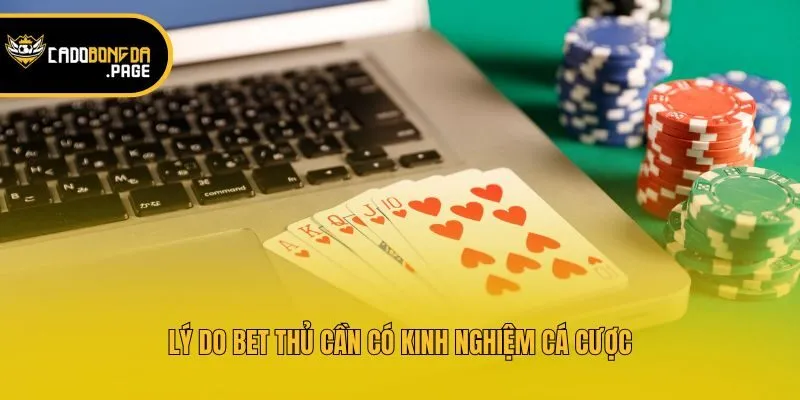 Lý do bet thủ cần có kinh nghiệm cá cược?