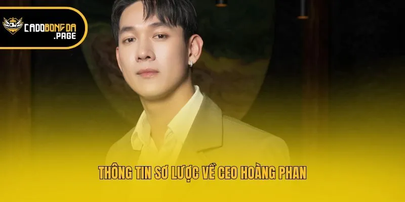 Thông tin sơ lược về CEO Hoàng Phan